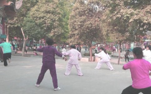 描写晨练的优美句子