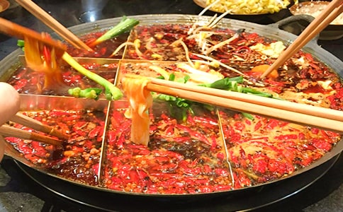 吃火锅的句子