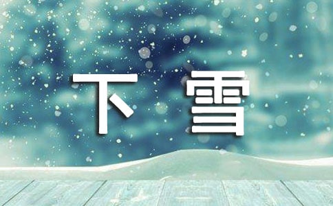 【推荐】下雪日记汇编五篇