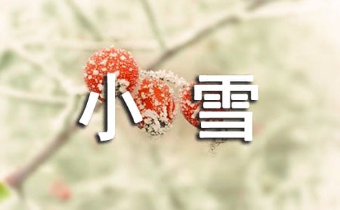 小雪的说说句子